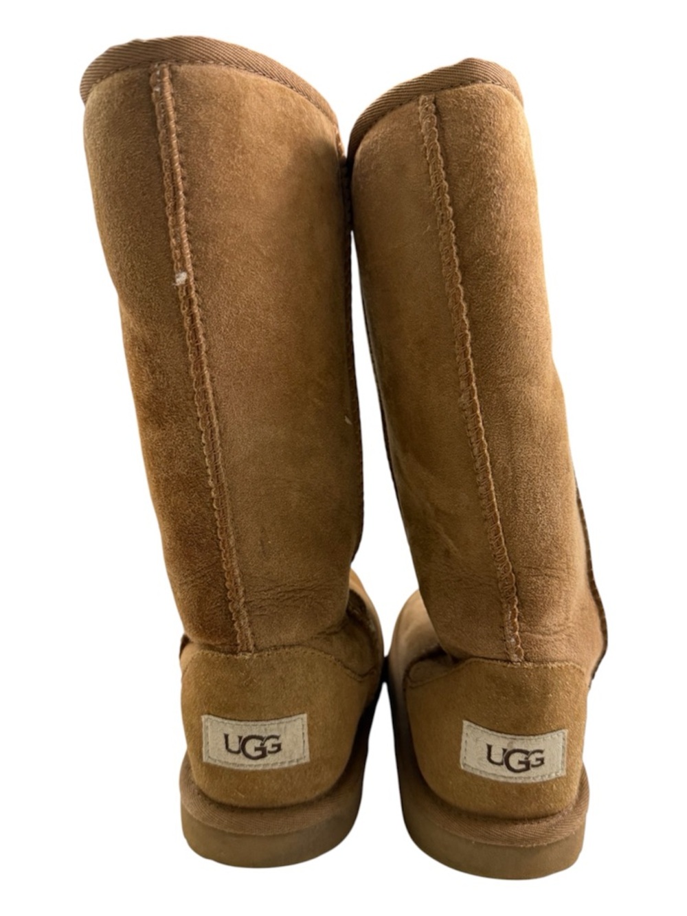 UGG Tall Suede Boots in Chestnut Brown